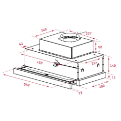 EXAUSTOR TEKA CNL 6815 PLUS INOX