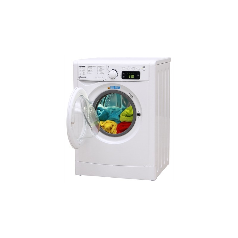 MAQUINA LAVAR ROUPA INDESIT 8KG EWE 81284 W SPT N