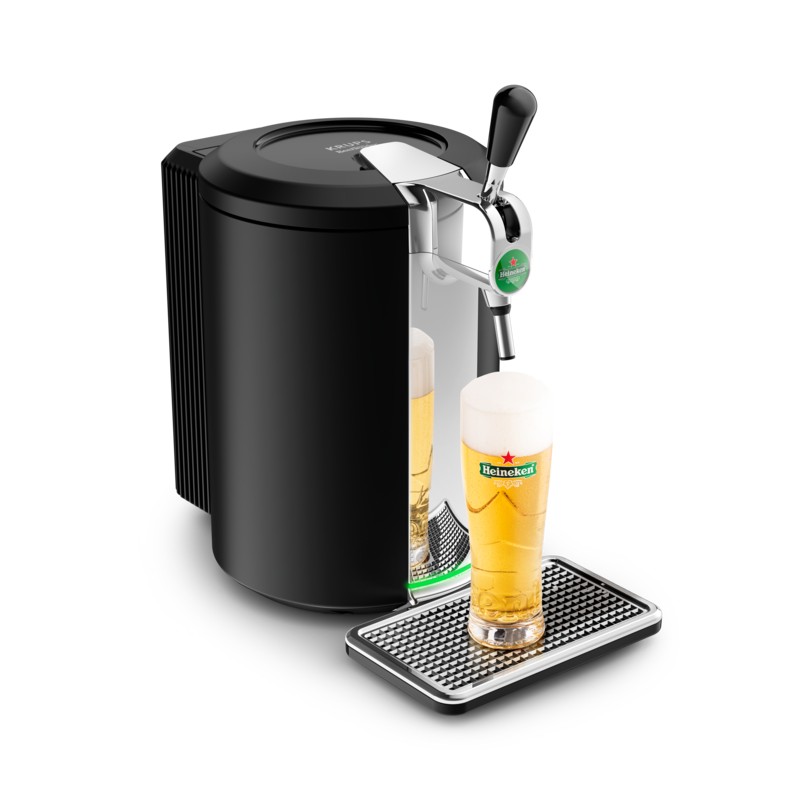 MAQUINA CERVEJA KRUPS BEERTENDER COMPACT BLACK VB450E10