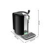 MAQUINA CERVEJA KRUPS BEERTENDER COMPACT BLACK VB450E10