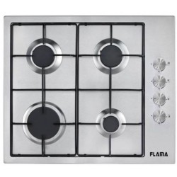 PLACA FLAMA 60 INOX 9005FL