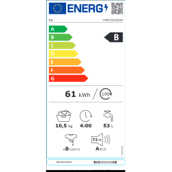 MAQUINA LAVAR ROUPA LG 10.5KG F4WV5010S0W