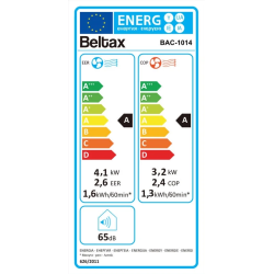 AR CONDICIONADO PORTATIL BELTAX C/ BOMBA CALOR BAC 1014